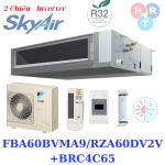 Điều Hòa Daikin Skyair FBA60BVMA9/RZA60DV2V+BRC4C65